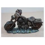 Resin Motorcycle Book Ends