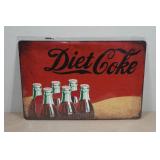 Vintage Style Metal Sign - Diet Coke