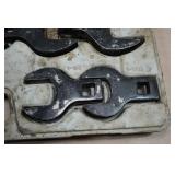 Klutch Jumbo Metric Crowfoot Wrench Set