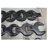 Klutch Jumbo Metric Crowfoot Wrench Set