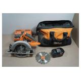 Ridgid Saw and Battery with Charger