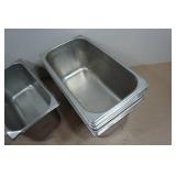 *5* Stainless Steel Pans - 7"X12.75"X5.75