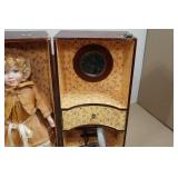 Vintage 1980s Cracker Barrel Porcelain Doll Wardrobe Trunk