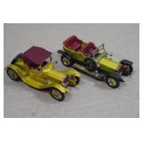 Vintage Matchbox by Lesney 1913 Cadillac and Rolls Royce Silver Ghost