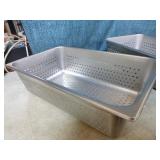 3 Perforated Full Size Steam Table Pans