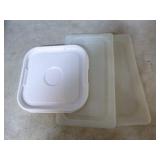 Plastic Storage Containers and Lids