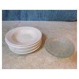 Tote of Miscellaneous Dishes