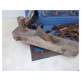 Vintage Tools with Wood Tool Box,