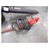 Craftsman Gas Leaf Blower and 110v Hedge Trimmer