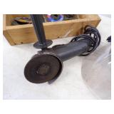 Hand Grinder with Grinding Wheels and Face Sheild
