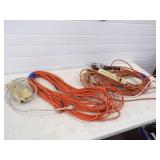 Extension Cords and Work light, Power bars