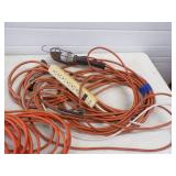 Extension Cords and Work light, Power bars