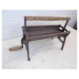 Newspaper Log Roller Cast Iron