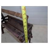 Newspaper Log Roller Cast Iron
