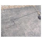 Metal Garden Shepard Pole with 57 Chevy Wind Ornament