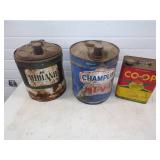 Vintage Oil Cans