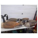 4 Large Goose Decoys