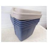 4 Totes with Lids