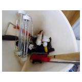 Painting Supplies, Garbage Can