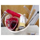 Painting Supplies, Garbage Can