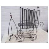 Metal Garden Décor,  Fences, Pot Holders