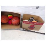 Sports Fun Lot,  Basketballs, Volley Ball and more