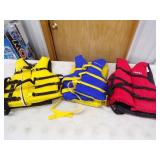 3 Life Jackets