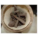 Bucket of Railroad Spikes