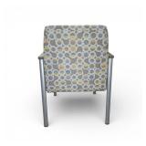 2 Arcadia Contract Haven guest chair designed for healthcare and commercial applications, featuring a metal frame and patterned upholstery.