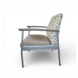 2 Arcadia Contract Haven guest chair designed for healthcare and commercial applications, featuring a metal frame and patterned upholstery.