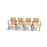Set of 4 KI Stacking Chairs