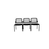 Mesh Black Stackable Chair