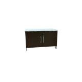 Espresso 2 door storage