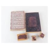Music Note Stamp Set - Sheet Music, Treble Clef & Guitar Border (Wood Blocks)