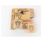 Whippersnapper Designs J008 Get Well Soon Rubber Stamp Set - Assorted Messages