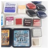 Ranger Distress Ink Pads & Dee Gruenig Blending Blox & ColorBox Pigment Pads & Yasutomo Color Cubes Lot