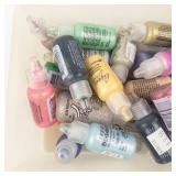 Liquid Pearls Assorted Glitter Craft Paint Bottles - 1/2 oz Dropper (Multi-Color)