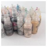 Liquid Pearls Assorted Glitter Craft Paint Bottles - 1/2 oz Dropper (Multi-Color)