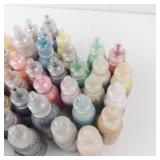 Liquid Pearls Assorted Glitter Craft Paint Bottles - 1/2 oz Dropper (Multi-Color)