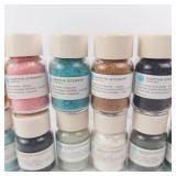 Martha Stewart Crafts Flocking Powder & Microbeads Color Set - 12 Jars