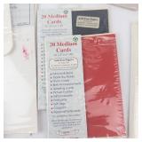 Card Making Supplies - Rubber Stampede Papers, Notecards & Lace Hearts Doilies
