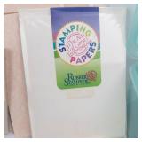 Card Making Supplies - Rubber Stampede Papers, Notecards & Lace Hearts Doilies