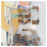 Echo Park Sunshine 6x6 Paper Pack & Ephemera, Recollections Frames & Elephant Dung Envelopes
