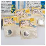 Imaginisce Music Button - 300 Hot-Fix Metal Accents for Paper & Fabric & Transfer Lettering