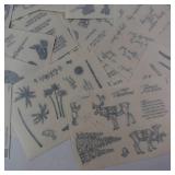 Sticker Assortment - Vintage Greeting Card Graphics & Sentiments