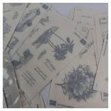 Sticker Assortment - Vintage Greeting Card Graphics & Sentiments