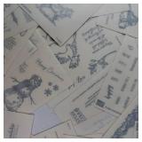 Sticker Assortment - Vintage Greeting Card Graphics & Sentiments