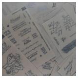 Greeting Sticker Sheets - Assorted Birthday, Thank You & Congrats Messages