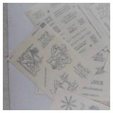 Greeting Sticker Sheets - Assorted Birthday, Thank You & Congrats Messages