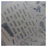 Greeting Sticker Sheets - Assorted Birthday, Thank You & Congrats Messages